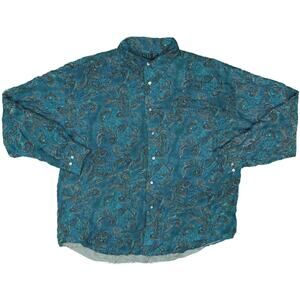 90s Vintage Abstract Silk Shirt